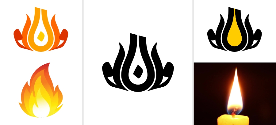 پرشین لوگوتایپ / Persian Logotype 27 طراحی لوگوی پرشین لوگوتایپ - مفهوم نور و شعله در طراحی نشانه سایت پرشین لوگوتایپ